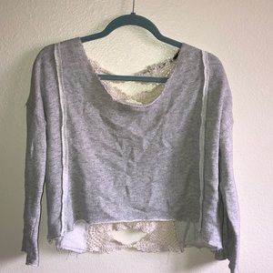 Crop sweater